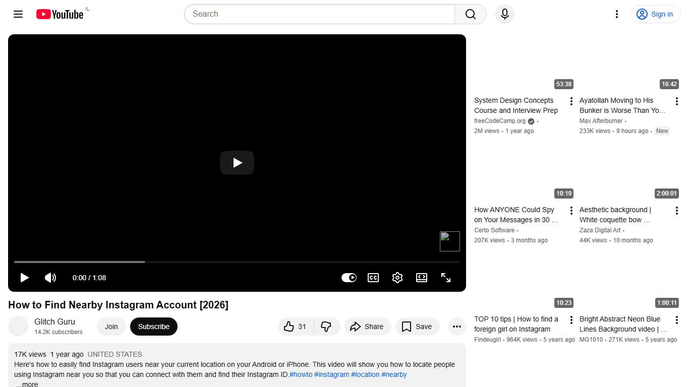How to Find Nearby Instagram Account [2026] - YouTube